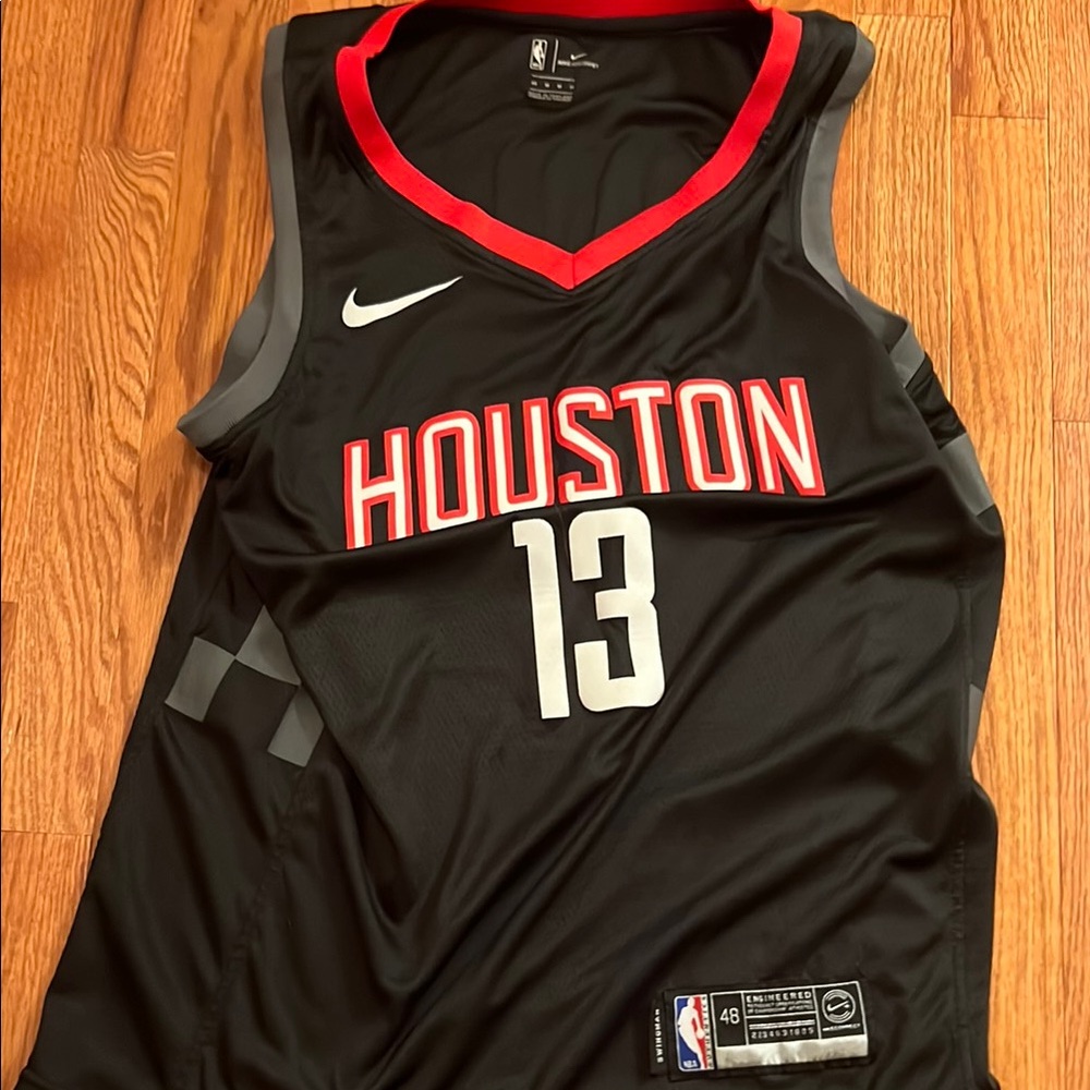 Nike Black and Red Men's Tank Top